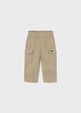 Pantalón Cargo Resortado Café Mayoral